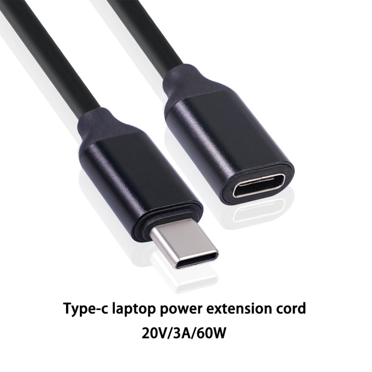 Удлиненный кабель питания Type-C/USB-C «папа-мама»