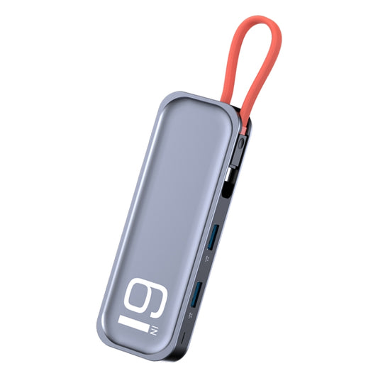 ROCK TR06 6 vienā C tipa / USB-C uz RJ45 daudzfunkcionāla dokstacija