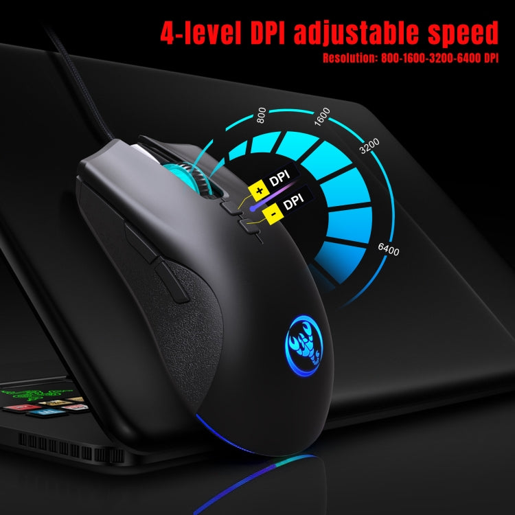 Комплект из клавиатуры, мыши и клавиатуры для одной руки HXSJ P6+V100+A883 + игровой мыши