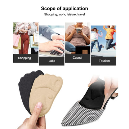 5 Pairs 085 Multi-function High Heels Soft Breathable 4D Sponge Forefoot Pad
