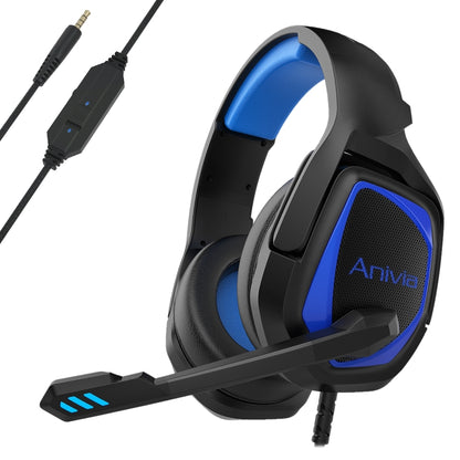 Anivia MH602 3,5 mm vadu spēļu austiņas ar mikrofonu