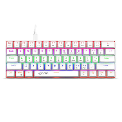 HXSJ V900 61 Keys Cool Lighting Effect Mechanical Wired Keyboard