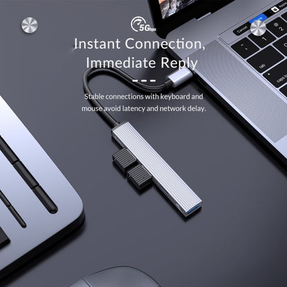 Док-станция ORICO AH-12F 4 в 1 Type-C / USB-C - USB 3.0 HUB