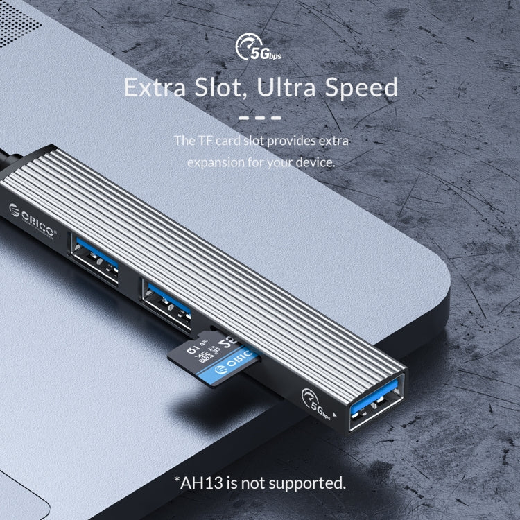 Док-станция ORICO AH-12F 4 в 1 Type-C / USB-C - USB 3.0 HUB