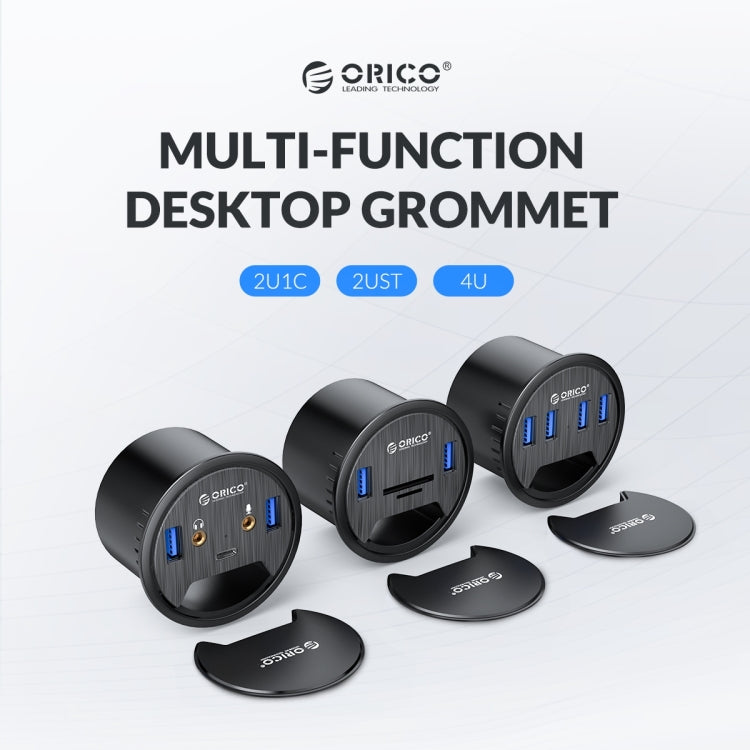 ORICO DESK-4U-BK Многофункциональный настольный концентратор с 4 портами USB 3.0