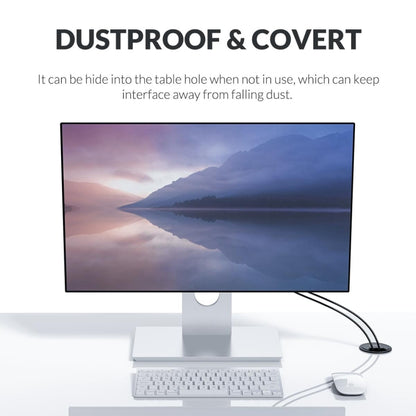 ORICO DESK-4U-BK Многофункциональный настольный концентратор с 4 портами USB 3.0