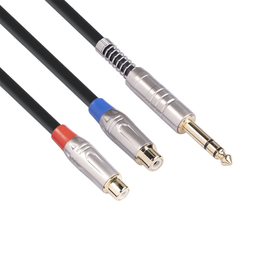 TC030YTR048-03 6,35 мм (штекер) – двойной RCA (гнездо) раздвоенный аудиокабель