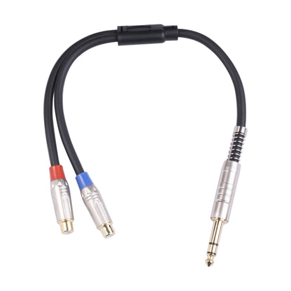 TC030YTR048-03 6,35 мм (штекер) – двойной RCA (гнездо) раздвоенный аудиокабель