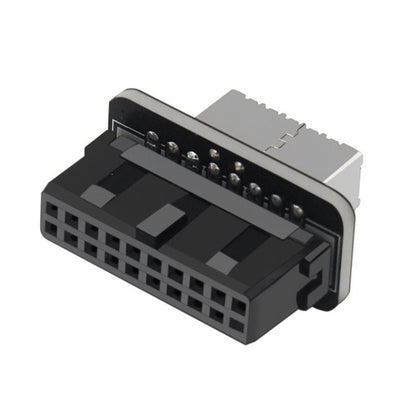 10 gab. 73S mātesplates USB 3.0 19P/20P uz E90 tipa grādu adapteris