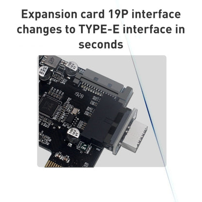 10 gab. 73S mātesplates USB 3.0 19P/20P uz E90 tipa grādu adapteris