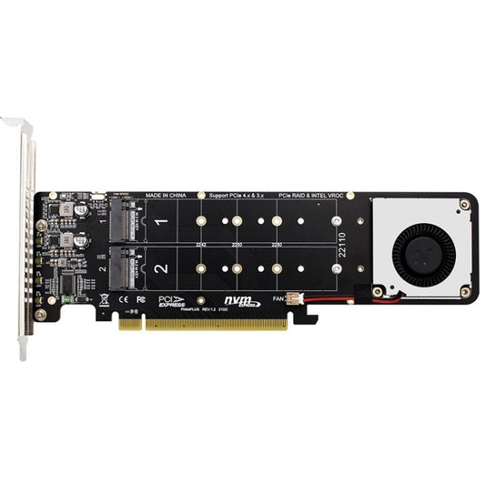 RAID-конвертер PCIe X16 - M.2 M-key NVMEx4 SSD