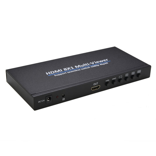 Мультиэкранный монитор HDMI 8x1 NK-818 с поддержкой плавного переключения 1080P, вилка США