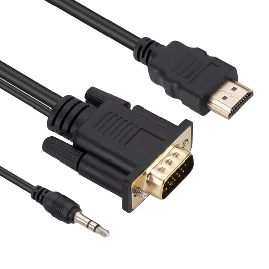 Кабель-адаптер HDMI-VGA со звуком, длина 1,8 м
