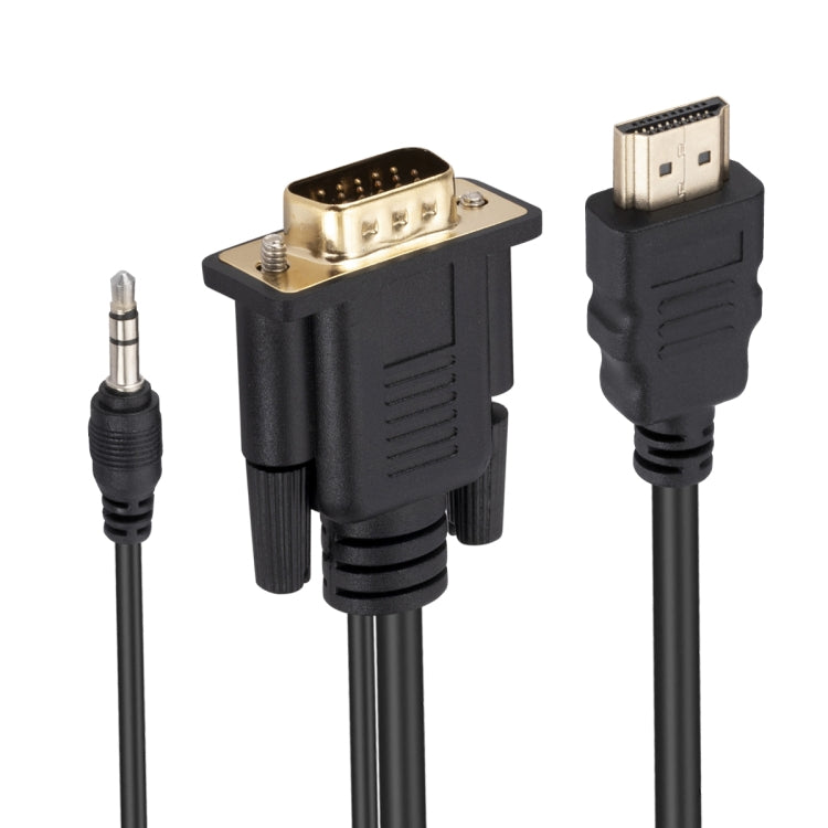 Кабель-адаптер HDMI-VGA со звуком, длина 1,8 м