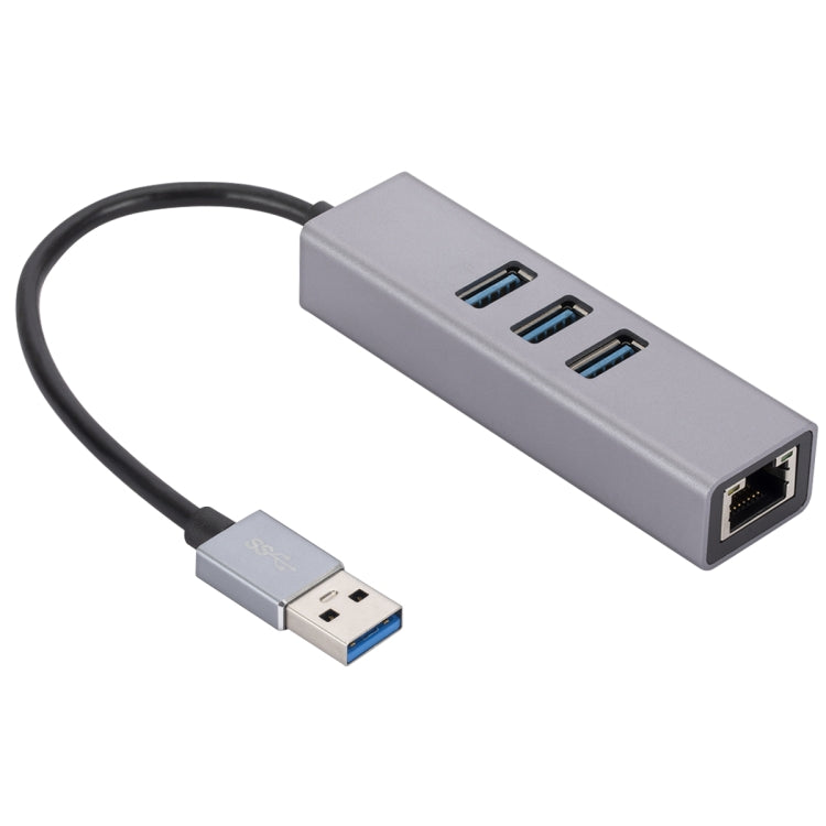 SL-030 USB-порт RJ45+3 дюйма USB 3.0 сетевой адаптер HUB