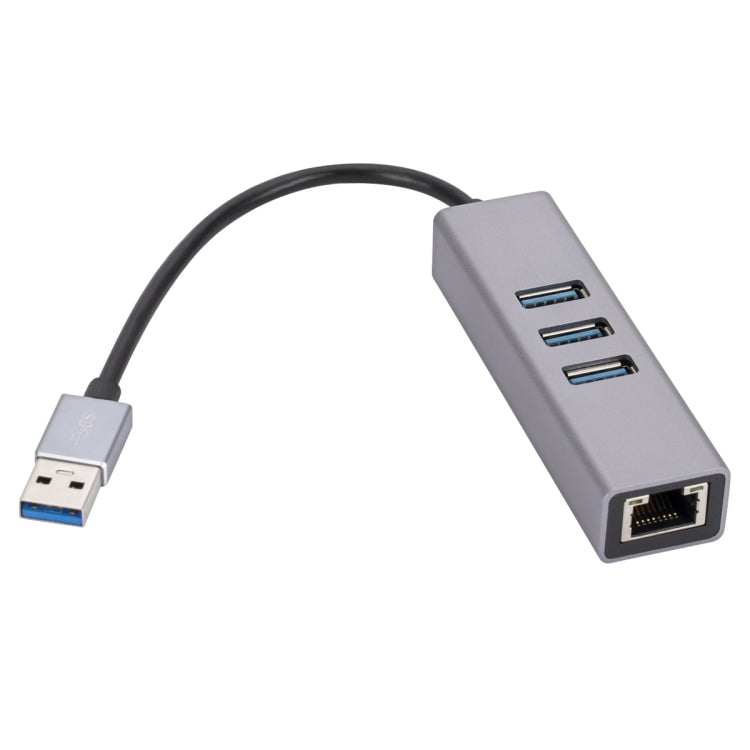 SL-030 USB-порт RJ45+3 дюйма USB 3.0 сетевой адаптер HUB