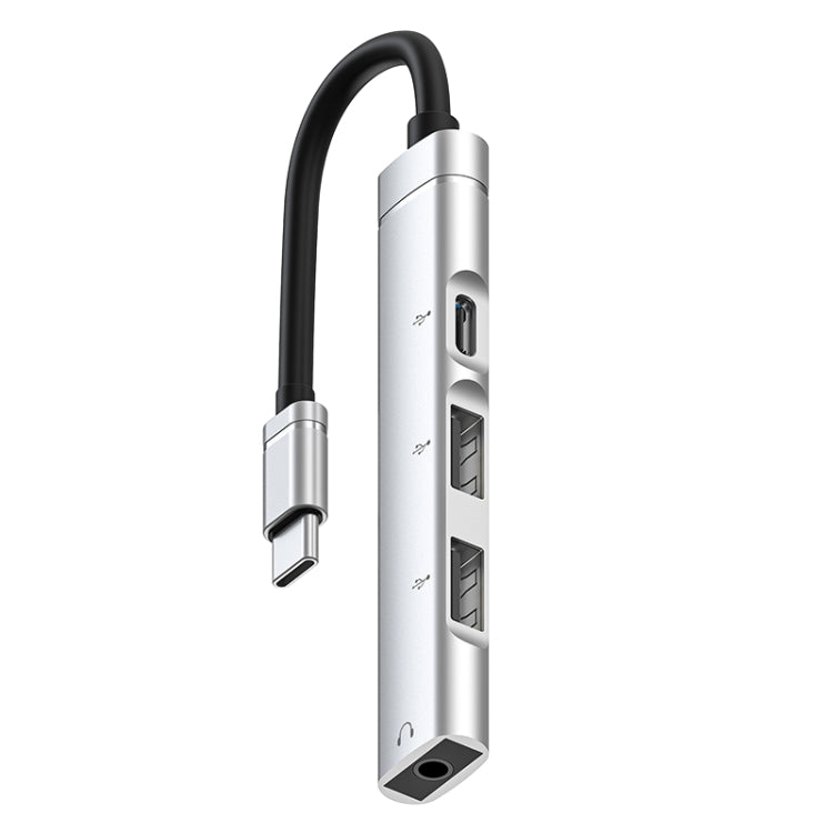 Док-станция USB-C/Type-C на 3,5 мм + 2 USB + Type-C HUB