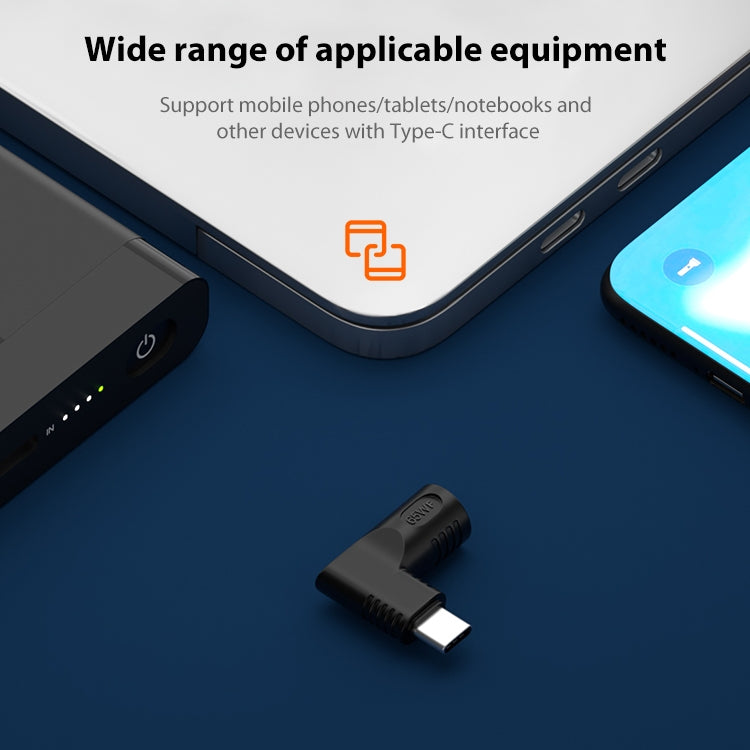 65W DC Input to USB-C / Type-C PD Power Adapter