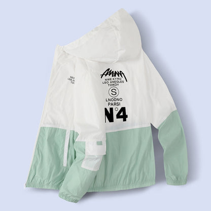 Summer Men and Women Thin Casual Hoodie Sun Protection Clothing