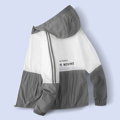 Summer Men and Women Thin Casual Hoodie Sun Protection Clothing