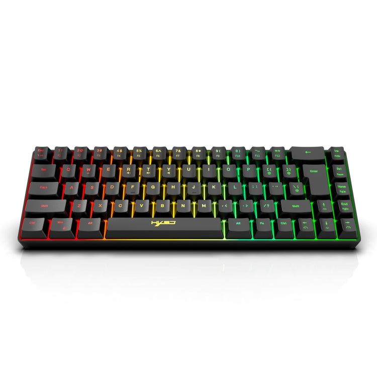 Проводная механическая клавиатура HXSJ V200 с RGB-подсветкой, 68 клавиш, длина кабеля: 1,7 м