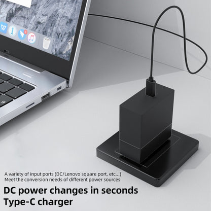 100W N 3.5X1.35mm Female to USB-C/Type-C Male Plug Charging Adapter