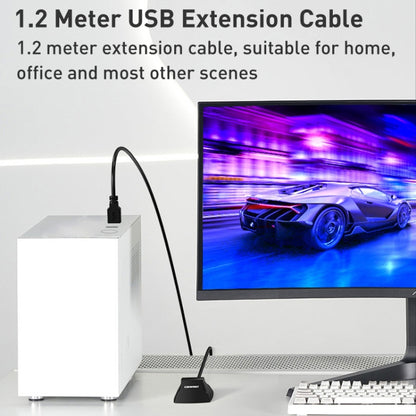 COMFAST CF-U318 1.2m High Speed USB 3.0 Extension Cable with Base