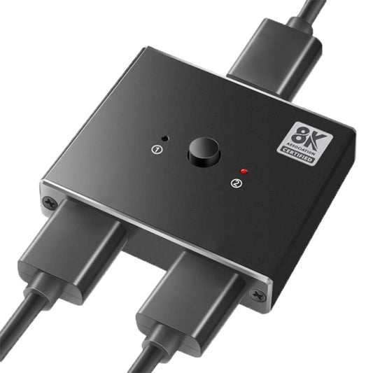 OZ 8K 60Hz 2 ieejas 1 izejas divvirzienu HDMI pārslēdzējs