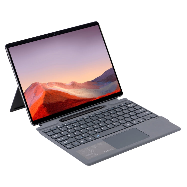 2089A Wireless Bluetooth Keyboard Leather Case with Touchpad