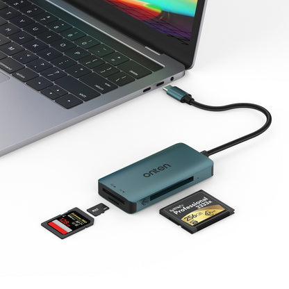 Onten C15 3 in 1 USB-C / Type-C to CFast 2.0 & SD & TF Card Reader
