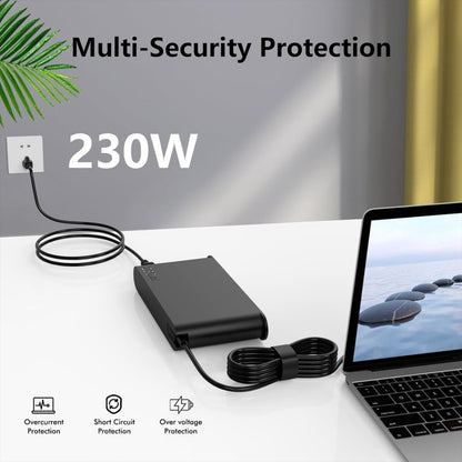 230W 20V 11.5A Laptop Notebook Power Adapter with Big Square USB Port For Lenovo Thinkpad / ThinkBook / Xiaoxin