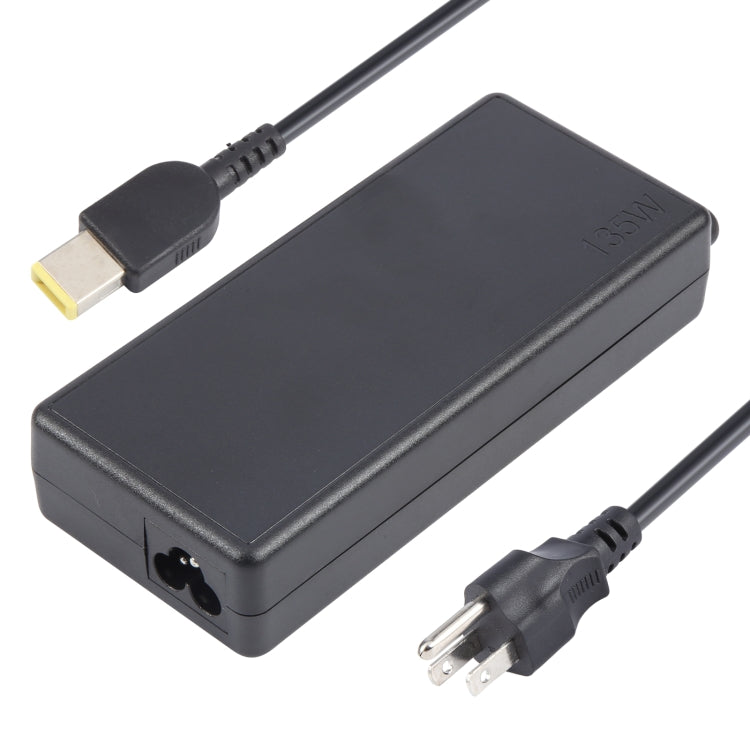 135W 20V 6.75A Laptop Notebook Power Adapter with Big Square USB Port For Lenovo Thinkpad / ThinkBook / Xiaoxin