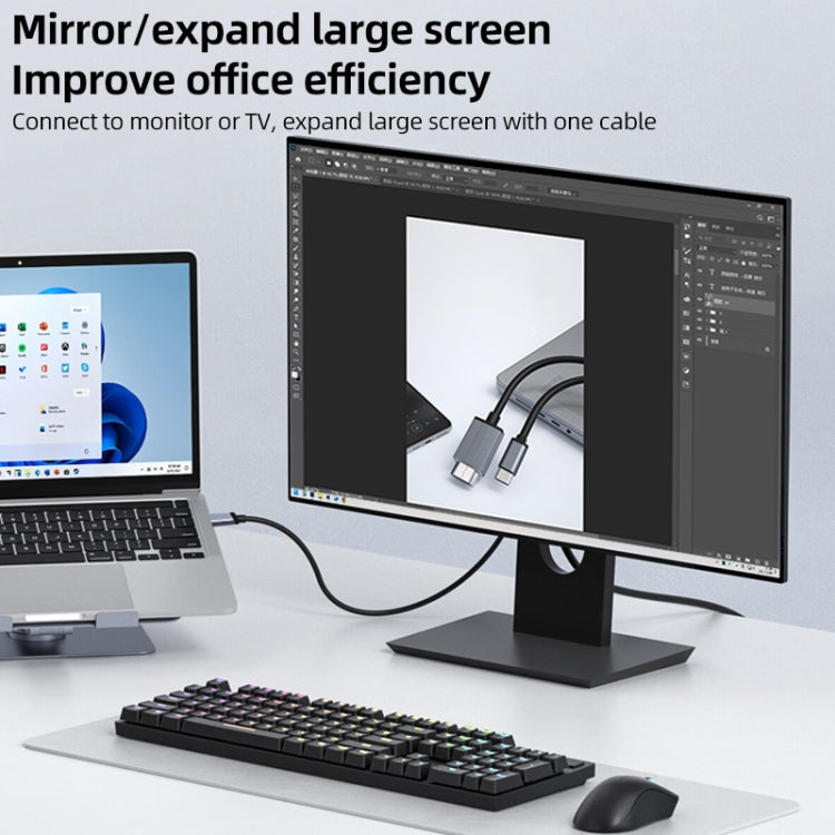 Кабель-переходник L17 USB-C / Type-C - HDMI для HD-экрана
