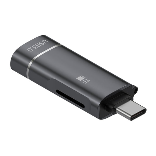 Адаптер 2 в 1 Type-C на USB и устройство чтения карт TF