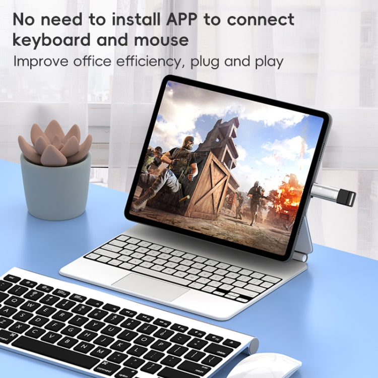 Адаптер 2 в 1 Type-C на USB и устройство чтения карт TF