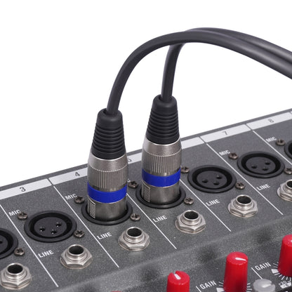 2 RCA vīriešu un 2 XLR 3 kontaktu vīriešu audio kabelis