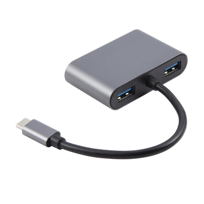 Кабель-адаптер Ethernet 4 в 1 USB-C/Type-C 3.1 на RJ45, PD и USB x 2