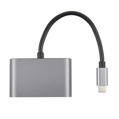 Кабель-адаптер Ethernet 4 в 1 USB-C/Type-C 3.1 на RJ45, PD и USB x 2