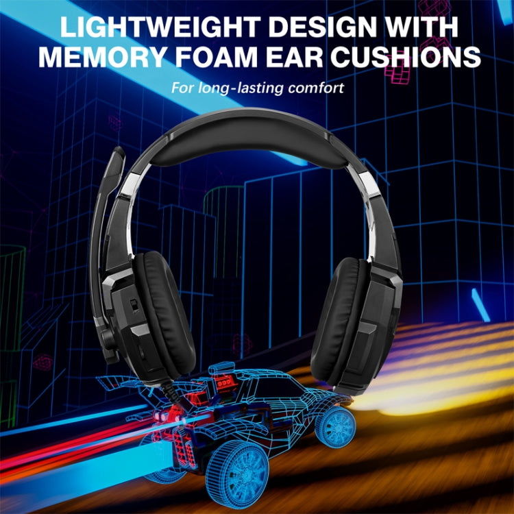 Игровая гарнитура KOTION EACH G9000 Pro с наушниками и микрофоном. Длина кабеля: около 2,1 м.