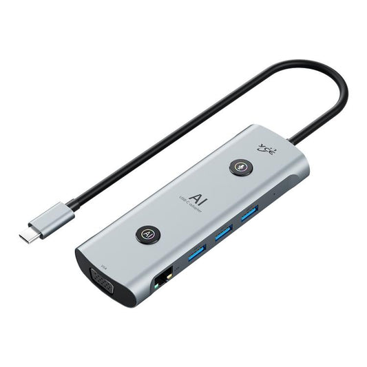 YCE V261 13 in 1 USB-C / Type-C HUB Adapter AI Docking Station