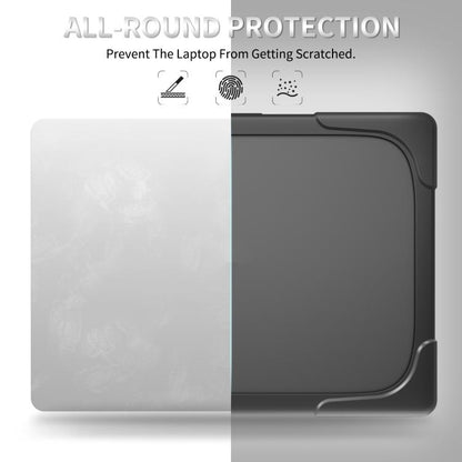 TPU + PC divkrāsu pretkritienu klēpjdatora aizsargmaciņš