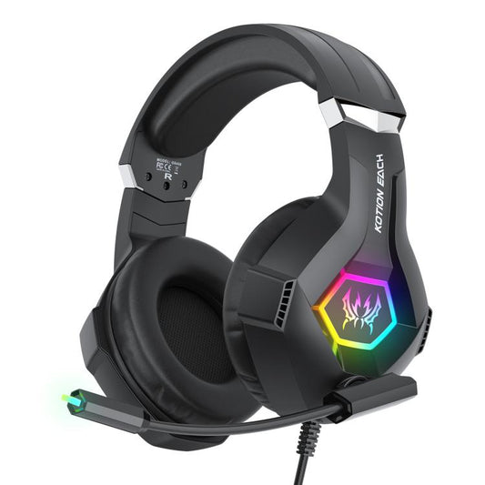 KOTION EACH GS450 daudzvirzienu e-sporta austiņas ar mikrofonu, garums: aptuveni 1,9 m
