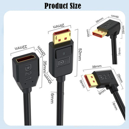 Кабель-адаптер расширения DisplayPort 52 Гбит/с 16K 30 Гц, длина: 1,2 м