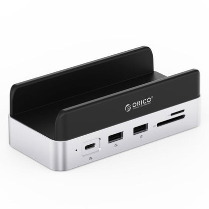 ORICO VS10 Mini Dock — многофункциональный настольный держатель для Mac Mini 2024, без памяти