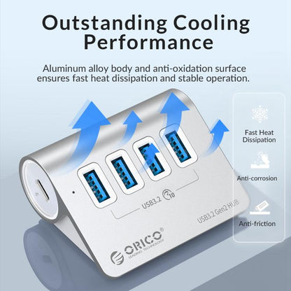 ORICO M3CU2-G2 4 in 1 Type-C to Dual USB and Dual Type-C Port Docking Hub