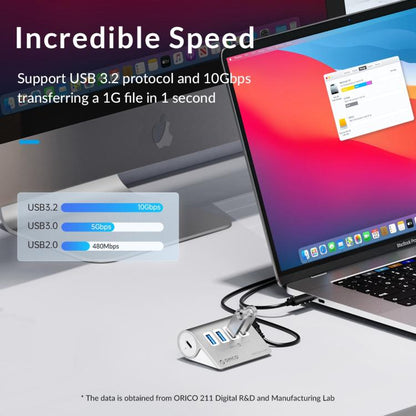 ORICO M3U7-G2 7 in 1 Type-C to USB 3.2 Docking Hub