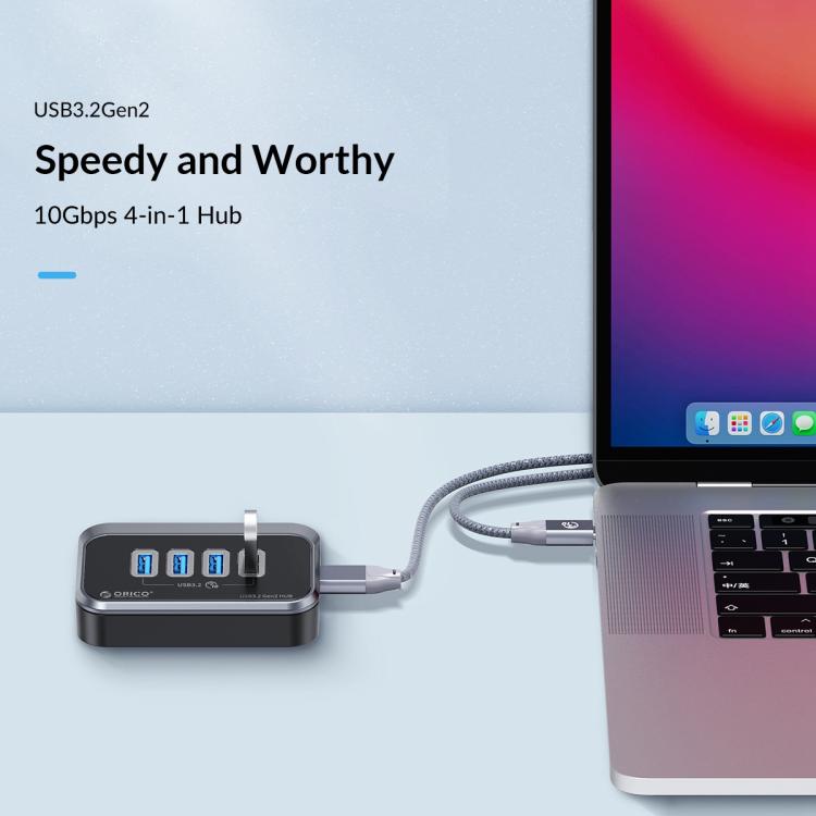 ORICO M32A2C-G2 4 in 1 Type-C to Dual Type-C and Dual USB3.2 Docking Hub