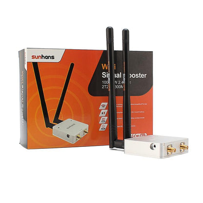 Sunhans 2.4GHz 1000mW 2T2R 300Mbps MIMO WiFi signāla pastiprinātājs