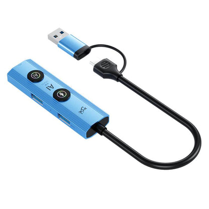 YCE V295B 5 in 1 USB3.0 / Type-C HUB Adapter AI Docking Station