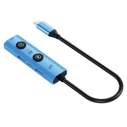 YCE V297 7 in 1 USB-C / Type-C HUB Adapter AI Docking Station Support 4K Output